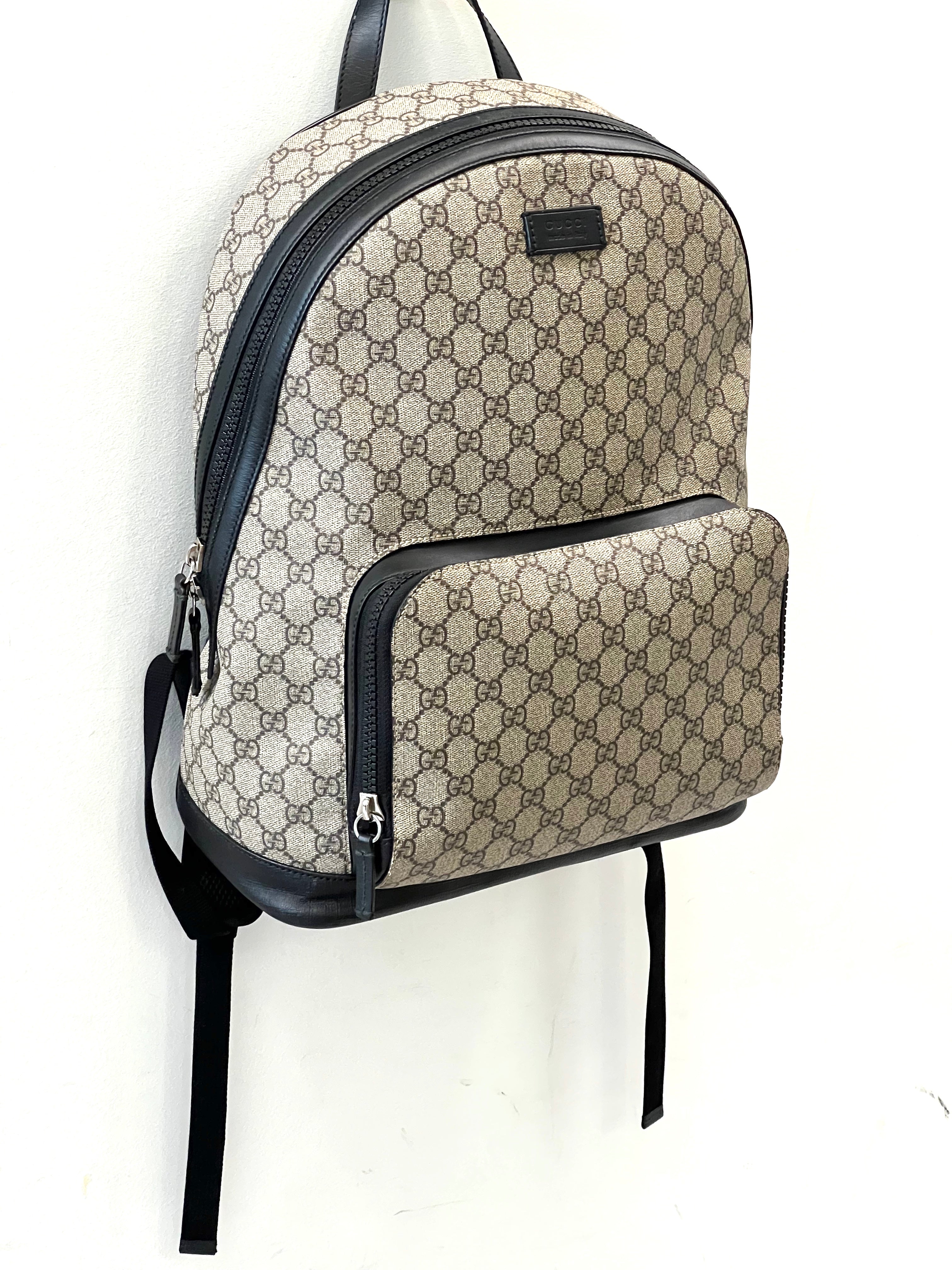 GUCCI GG SUPREME MONOGRAM MEDIUM EDEN DAY BACKPACK