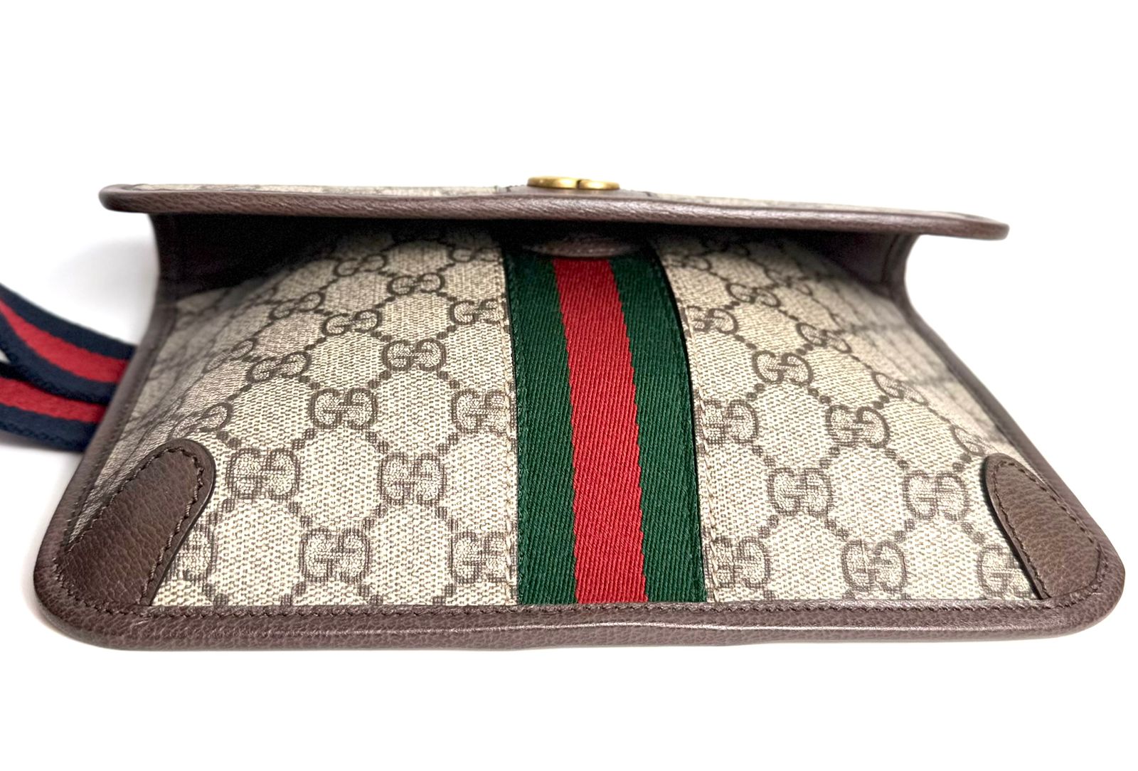 GUCCI GG SUPREME OPHIDIA BELT BAG