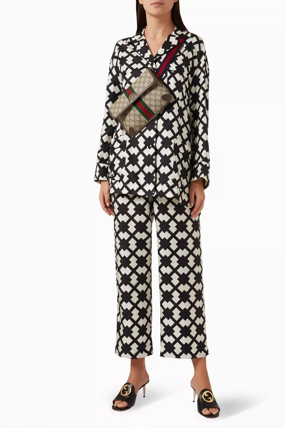 GUCCI GG SUPREME OPHIDIA BELT BAG