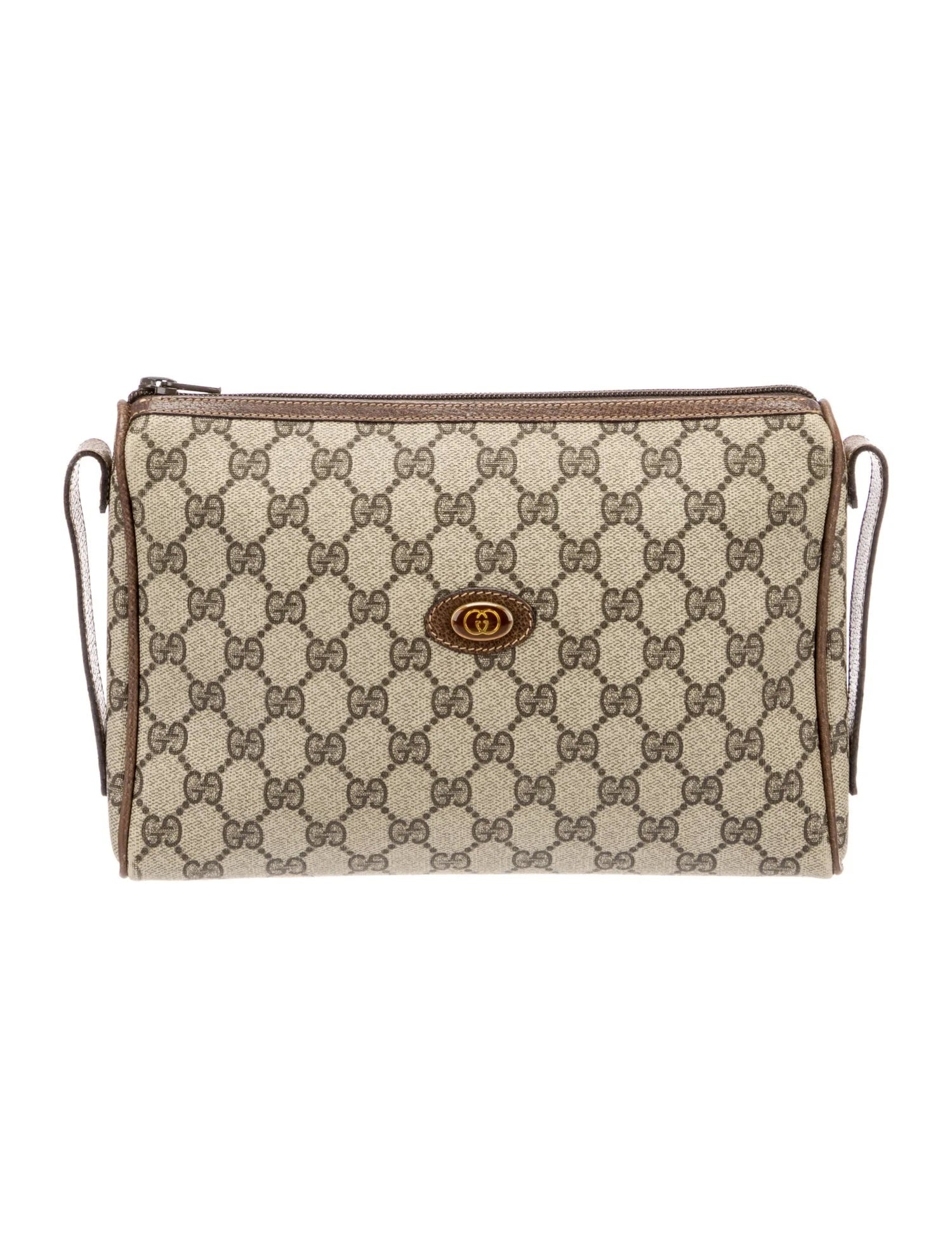 GUCCI GG SUPREME VINTAGE CLUTCH BAG