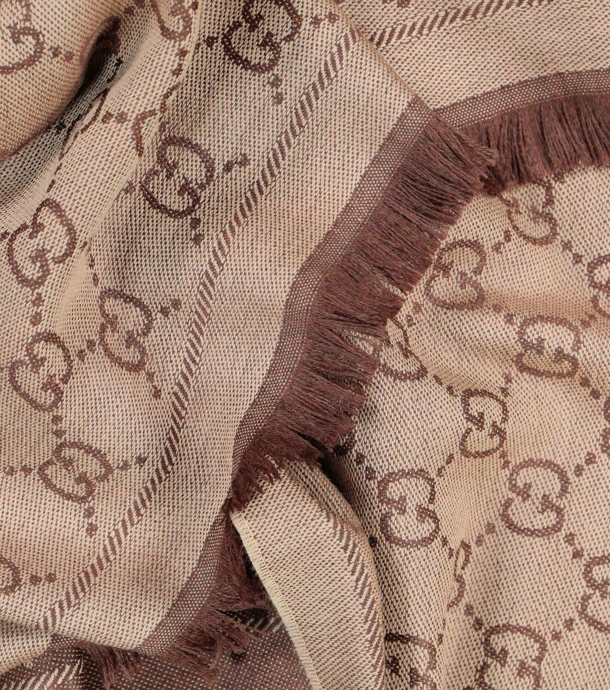 GUCCI GG JACQUARD WOOL SCARF