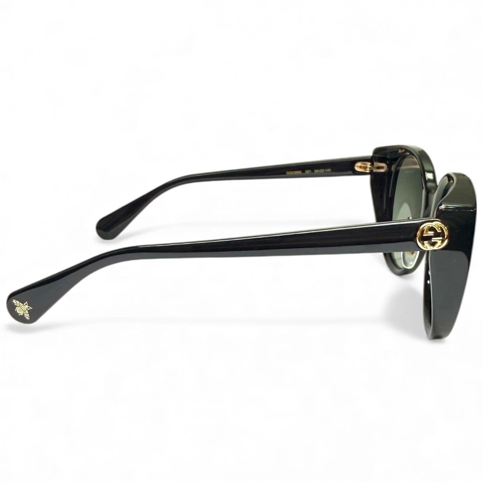 GUCCI GG0369S 001 CAT EYE BEE SUNGLASSES