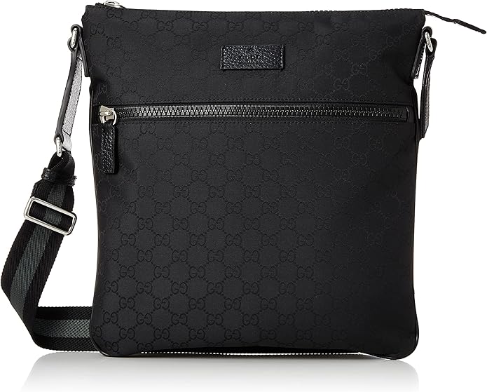 GUCCI VINTAGE GG GUCCISSIMA CANVAS MESSENGER BAG