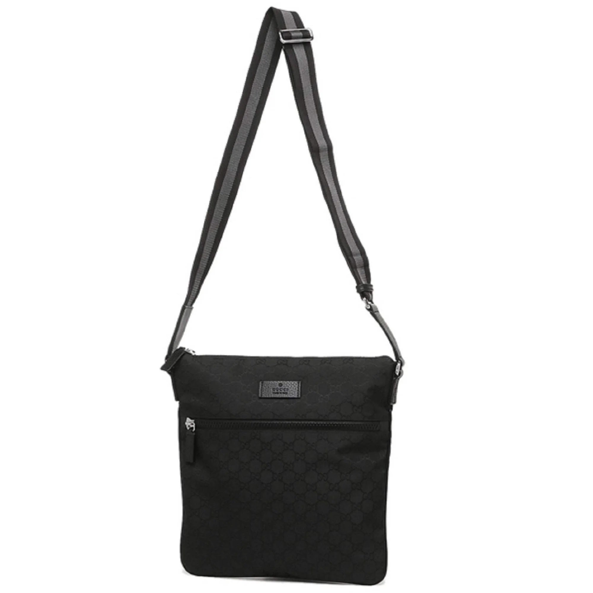 GUCCI VINTAGE GG GUCCISSIMA CANVAS MESSENGER BAG