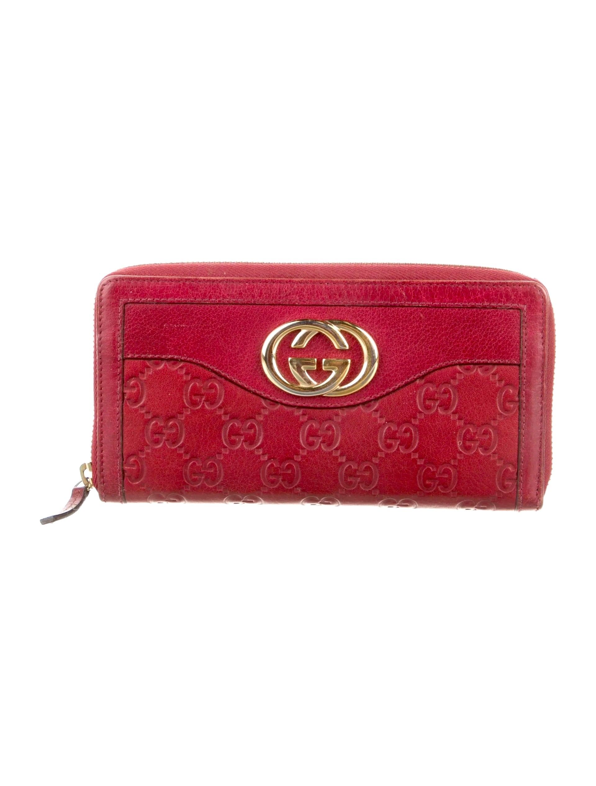GUCCI GUCCISSIMA SUKEY ZIP-AROUND CONTINENTAL LEATHER WALLET