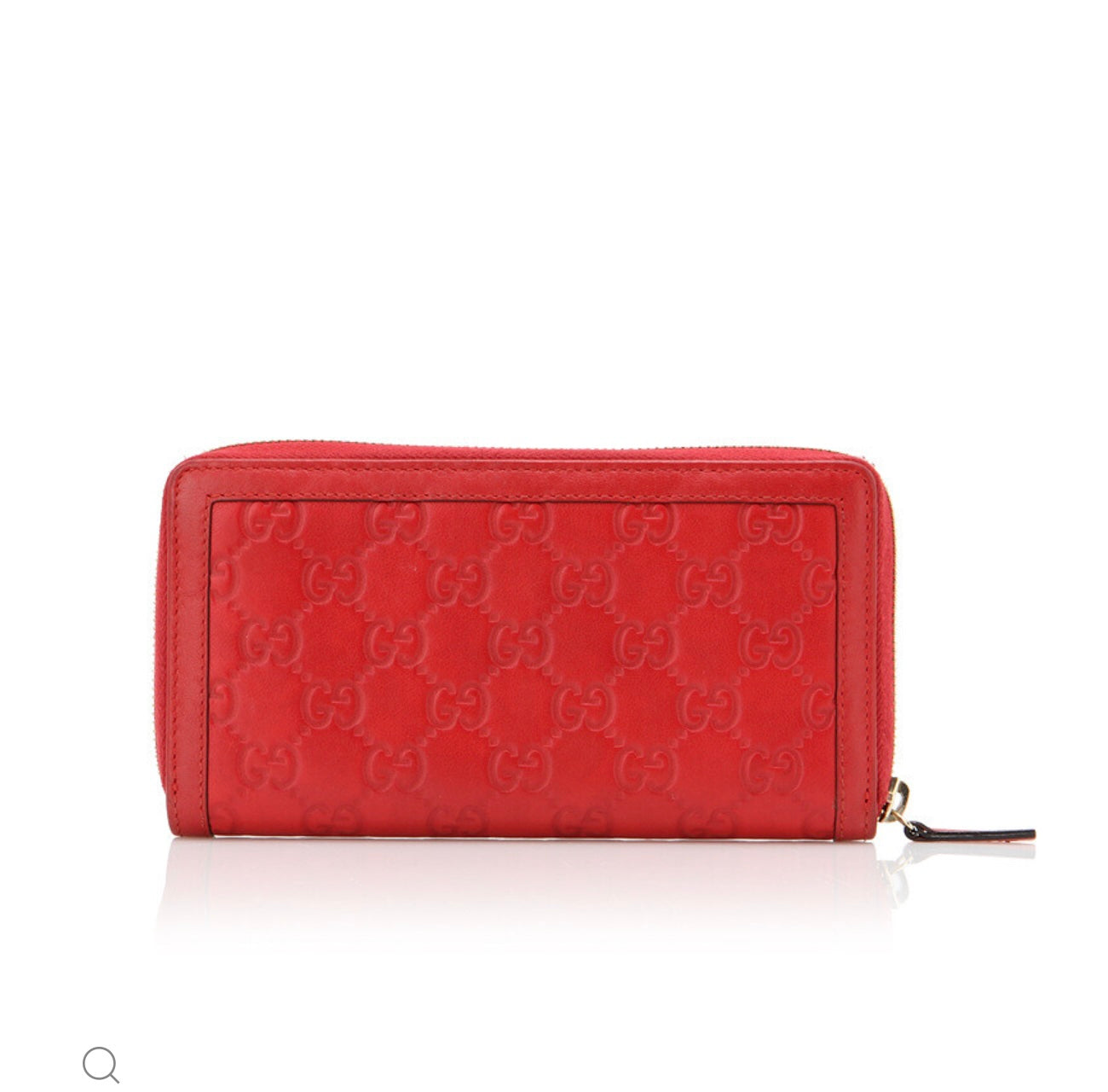 GUCCI GUCCISSIMA SUKEY ZIP-AROUND CONTINENTAL LEATHER WALLET