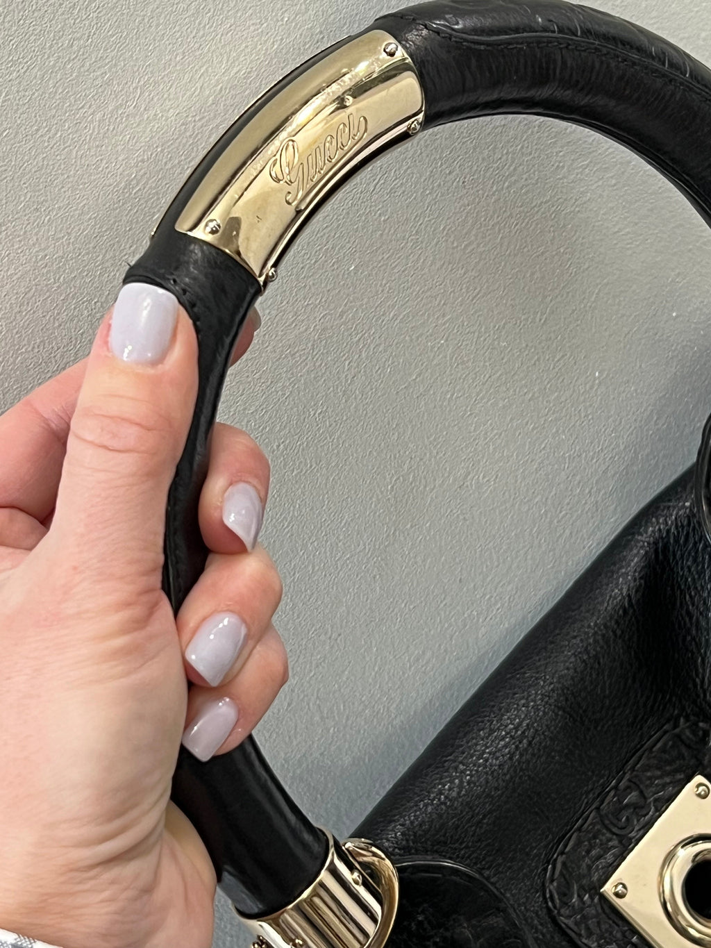GUCCI INDY MEDIUM LEATHER HOBO BAG