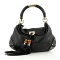GUCCI INDY MEDIUM LEATHER HOBO BAG