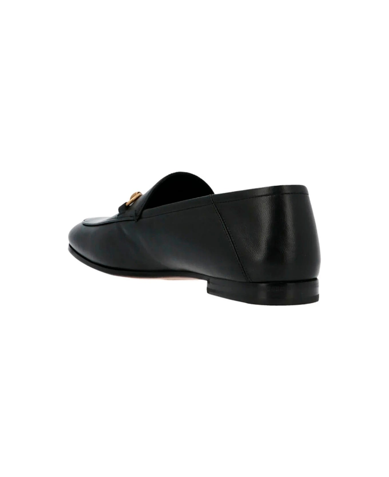 GUCCI MEN'S BRIXTON LEATHER APRON TOE ANGELLO LOAFERS