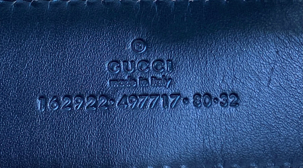 GUCCI METALLIC SILVER GUCCISSIMA LEATHER BELT