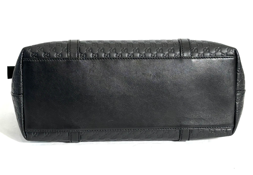 GUCCI MICROGUCCISSIMA LEATHER LARGE CONVERTIBLE TOTE BAG