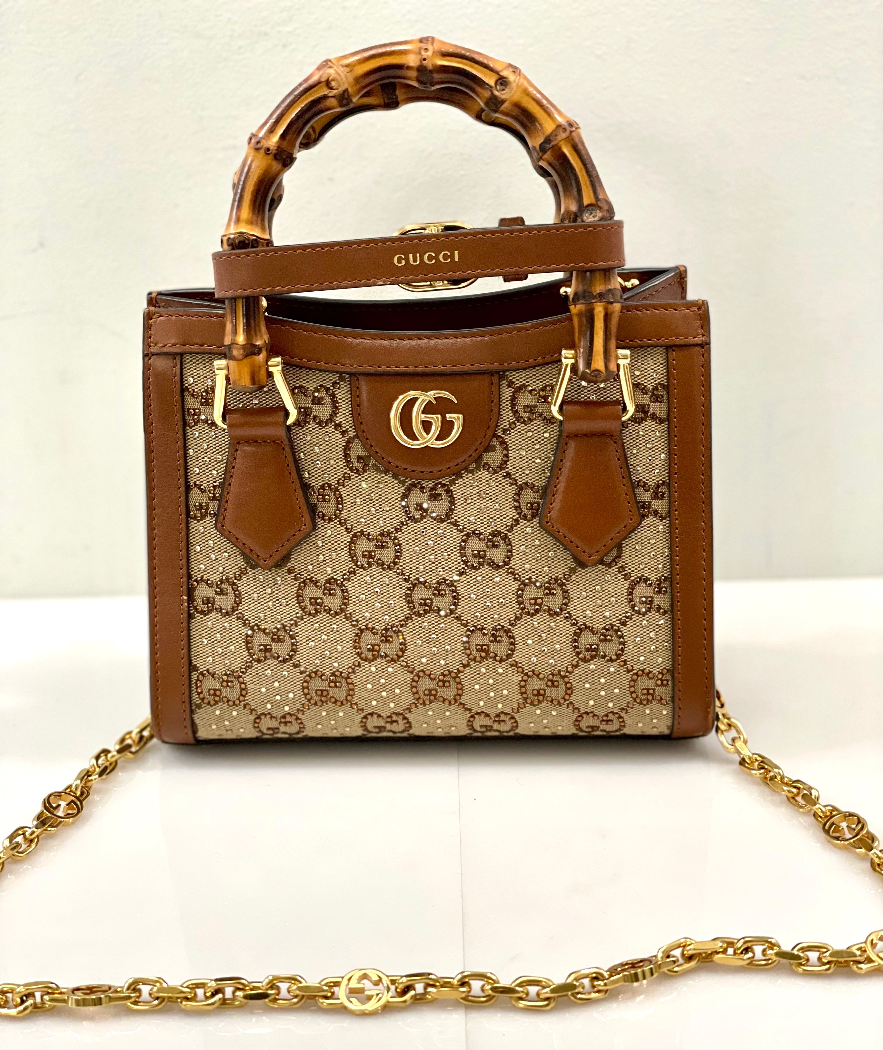 GUCCI GG DIANA MINI TOTE BAG