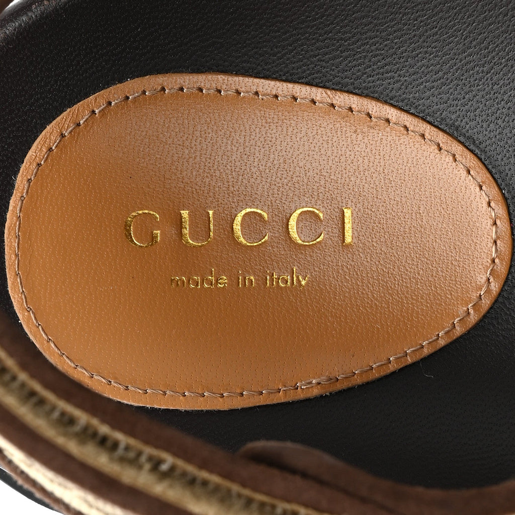 GUCCI GG SUPREME MORITZ SANDALS