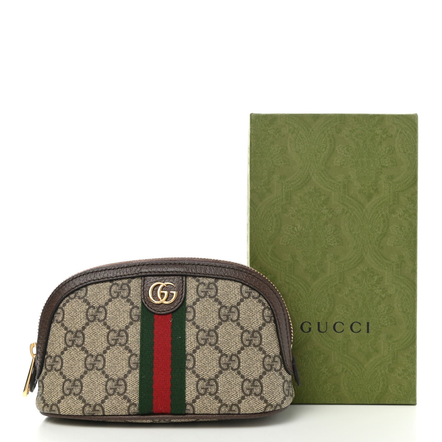 GUCCI GG SUPREME OPHIDIA LARGE COSMETIC CASE