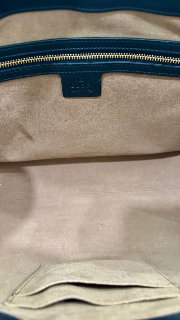 GUCCI GG SUPREME MEDIUM PADLOCK MEDIUM TOTE CHAIN BAG