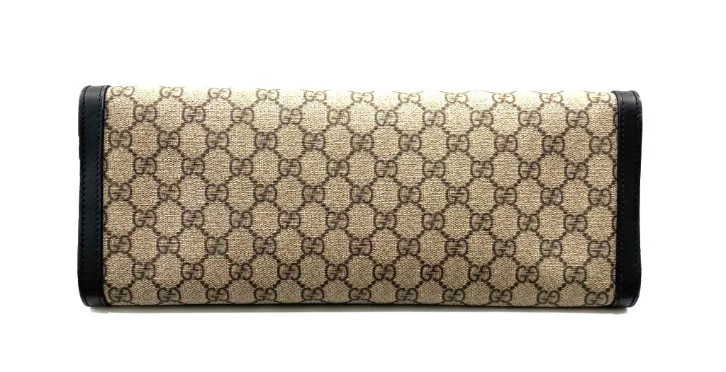 GUCCI GG SUPREME MEDIUM PADLOCK MEDIUM TOTE CHAIN BAG