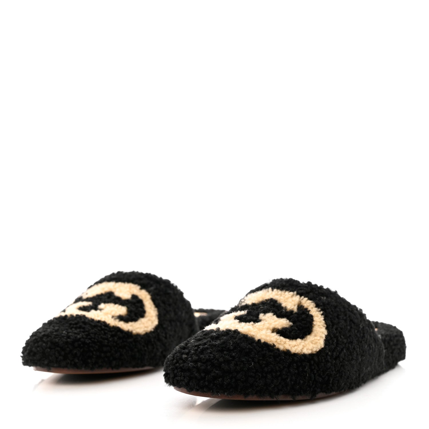 GUCCI GG SHEARLING EILEEN SLIPPERS