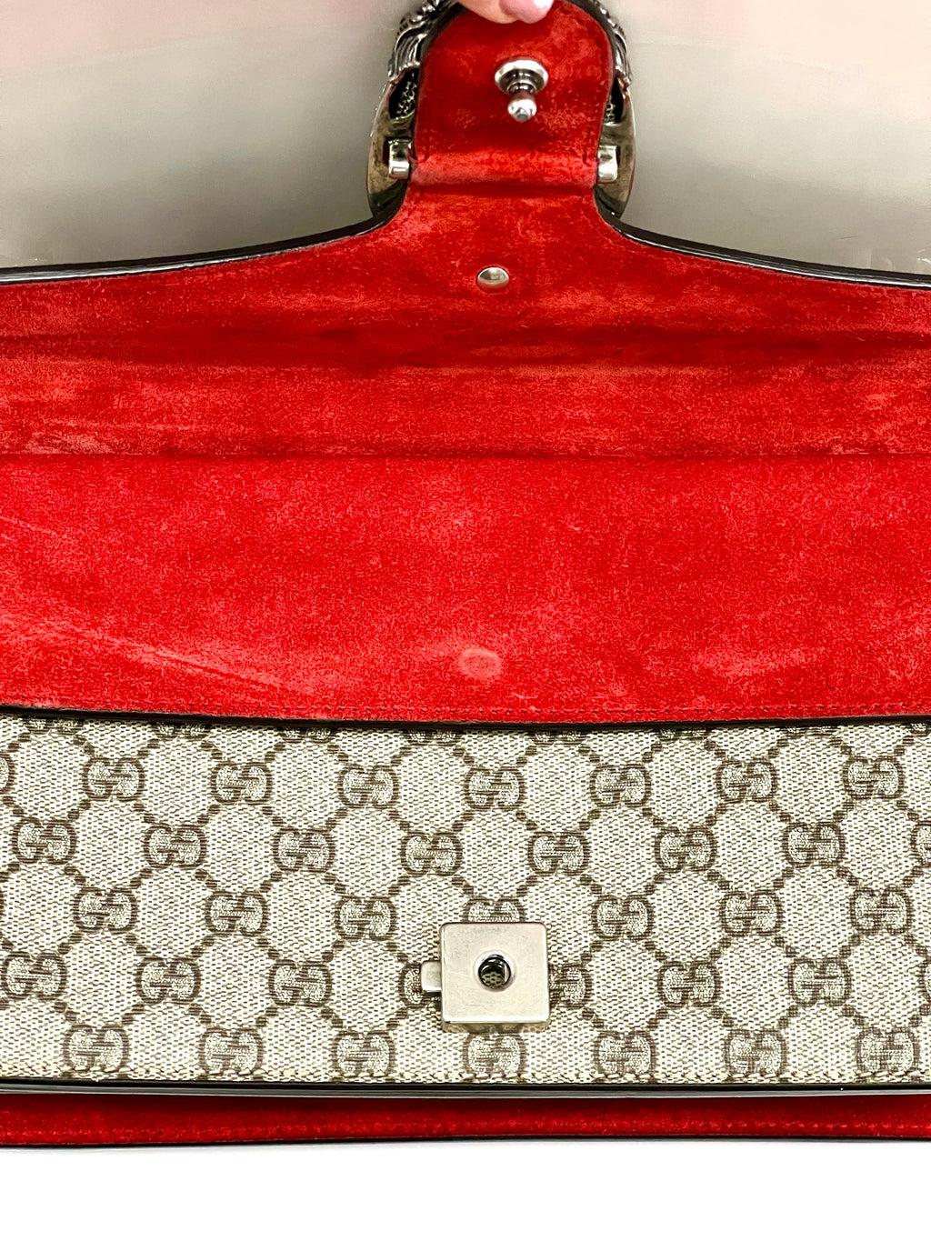 GUCCI GG SUPREME SMALL DIONYSUS SHOULDER BAG