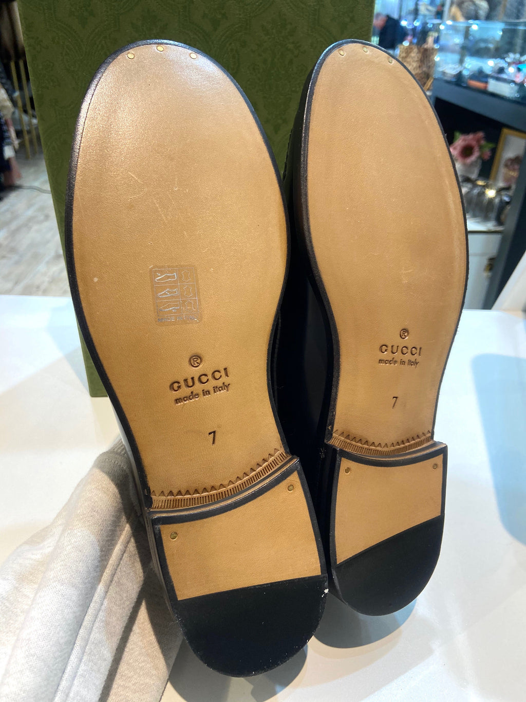 GUCCI GG SUPREME TASSLE LOAFERS