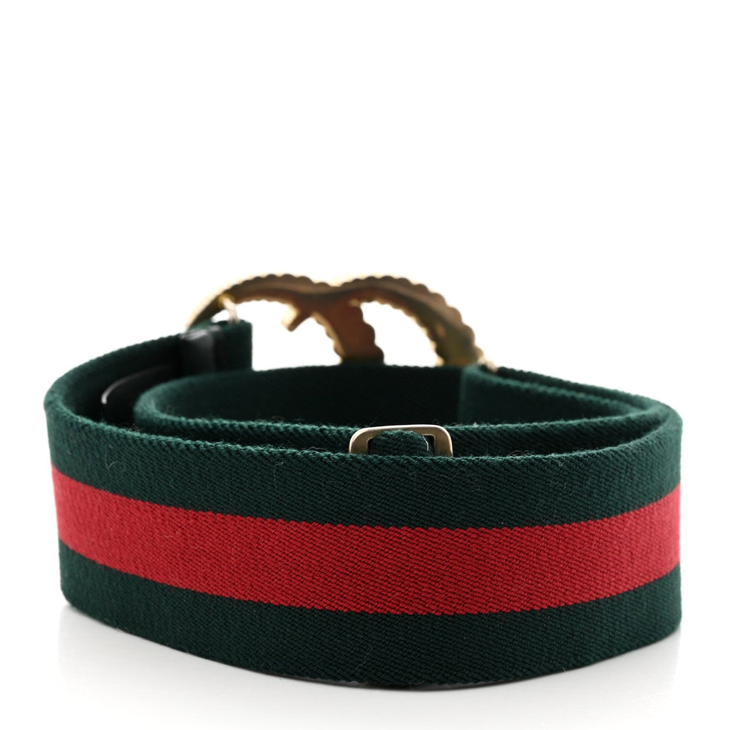 GUCCI TORCHON GG BUCKLE ELASTIC BELT