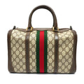GUCCI GG SUPREME WEB VINTAGE BOSTON BAG