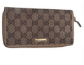 GUCCI GG SUPREME VINTAGE MONOGRAM ZIP-AROUND WALLET