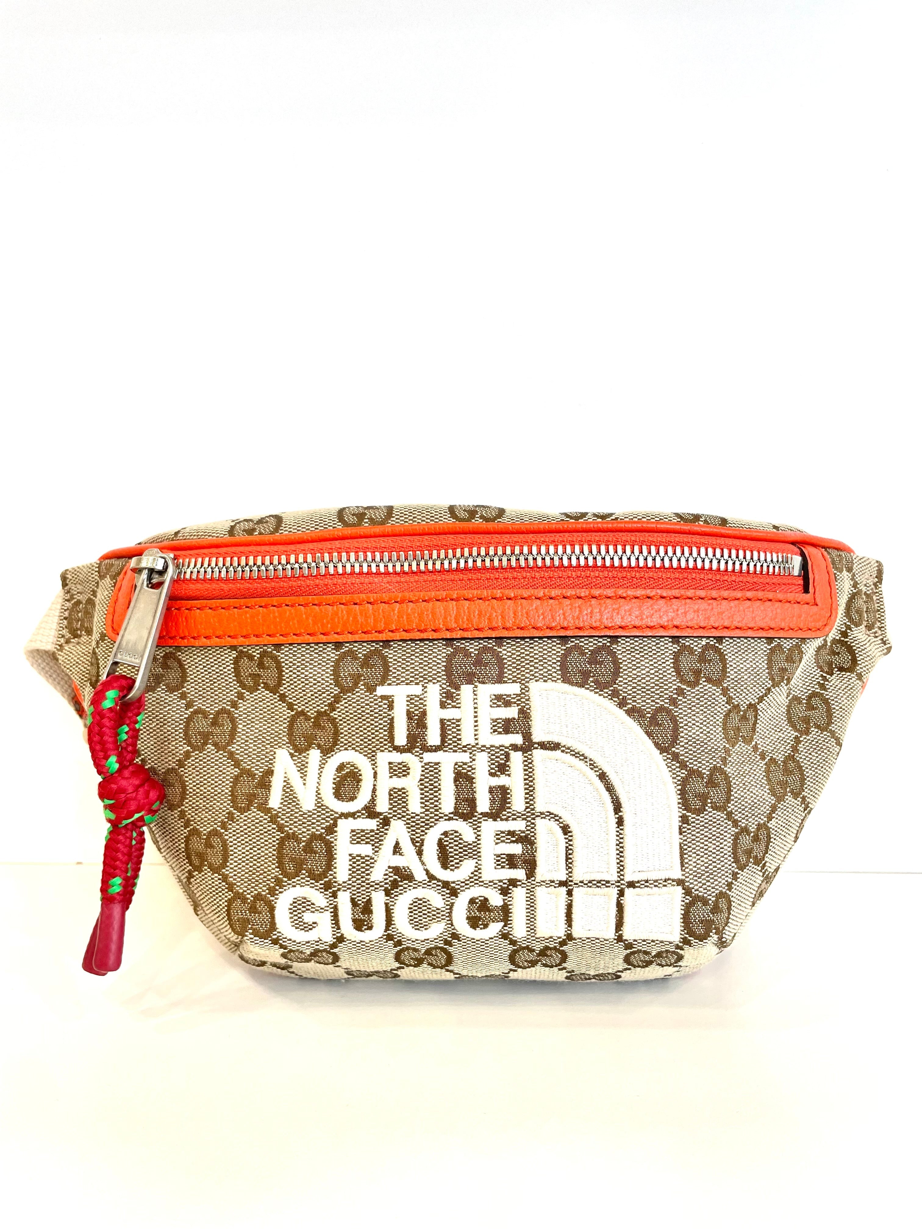 GUCCI X THE NORTH FACE LIMITED EDITION MONOGRAM BELT BAG