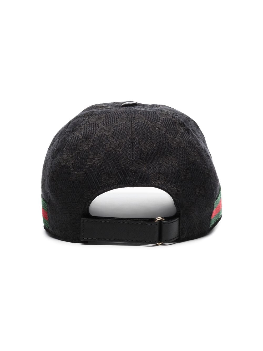 GUCCI GG SUPREME MONOGRAM WEB BASEBALL HAT