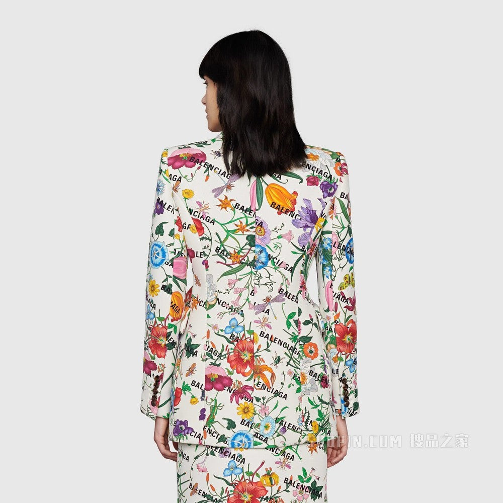 GUCCI X BALENCIAGA FLORAL THE HACKER PROJECT BLAZER
