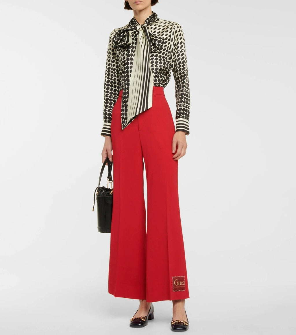 GUCCI BABY BIT HORSEBIT CALFSKIN LEATHER PUMPS