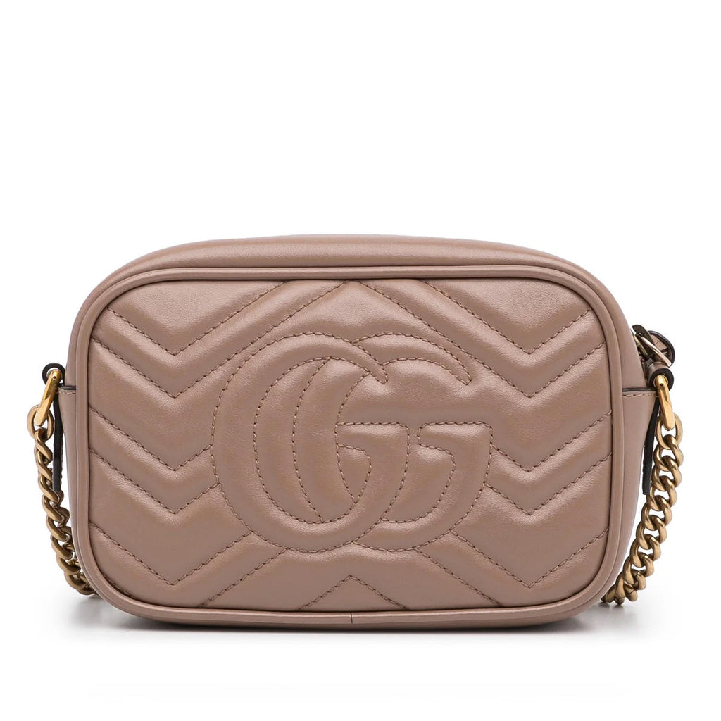GUCCI GG MARMONT MINI MATELASSE CROSSBODY BAG