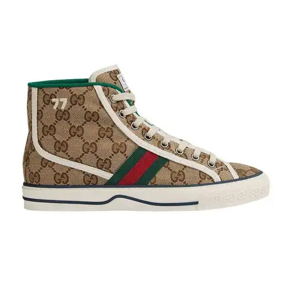 GUCCI GG CANVAS TENNIS 1977 HIGH-TOP SNEAKERS