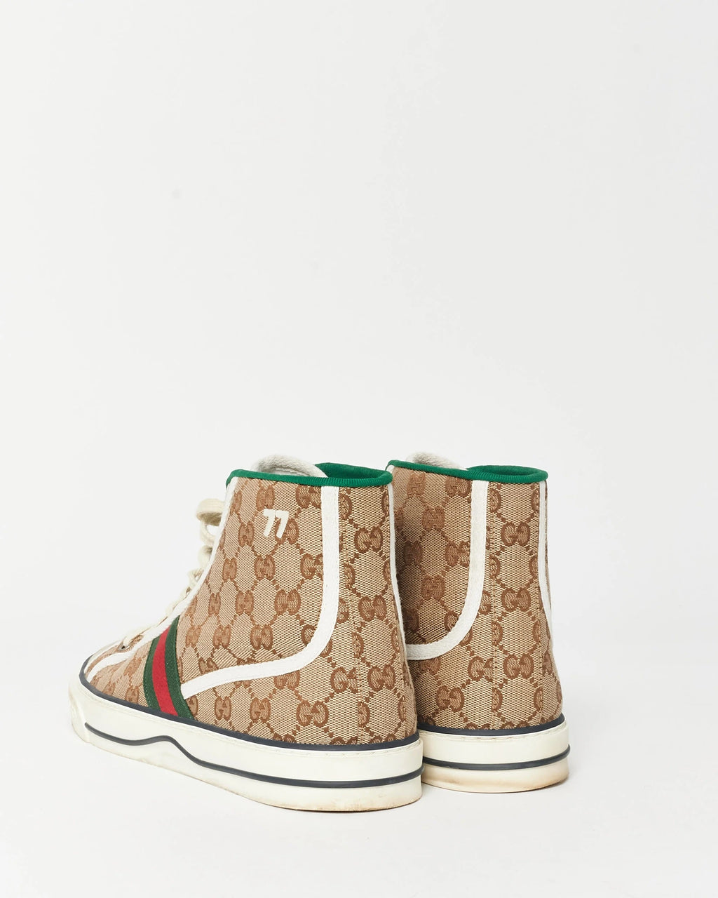 GUCCI GG CANVAS TENNIS 1977 HIGH-TOP SNEAKERS