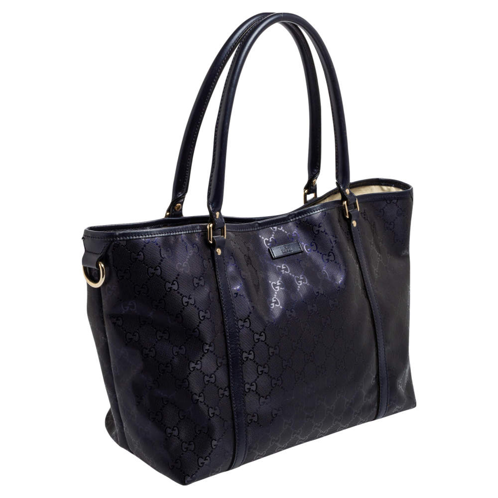 GUCCI IMPRIME MONOGRAM MEDIUM JOY TOTE BAG