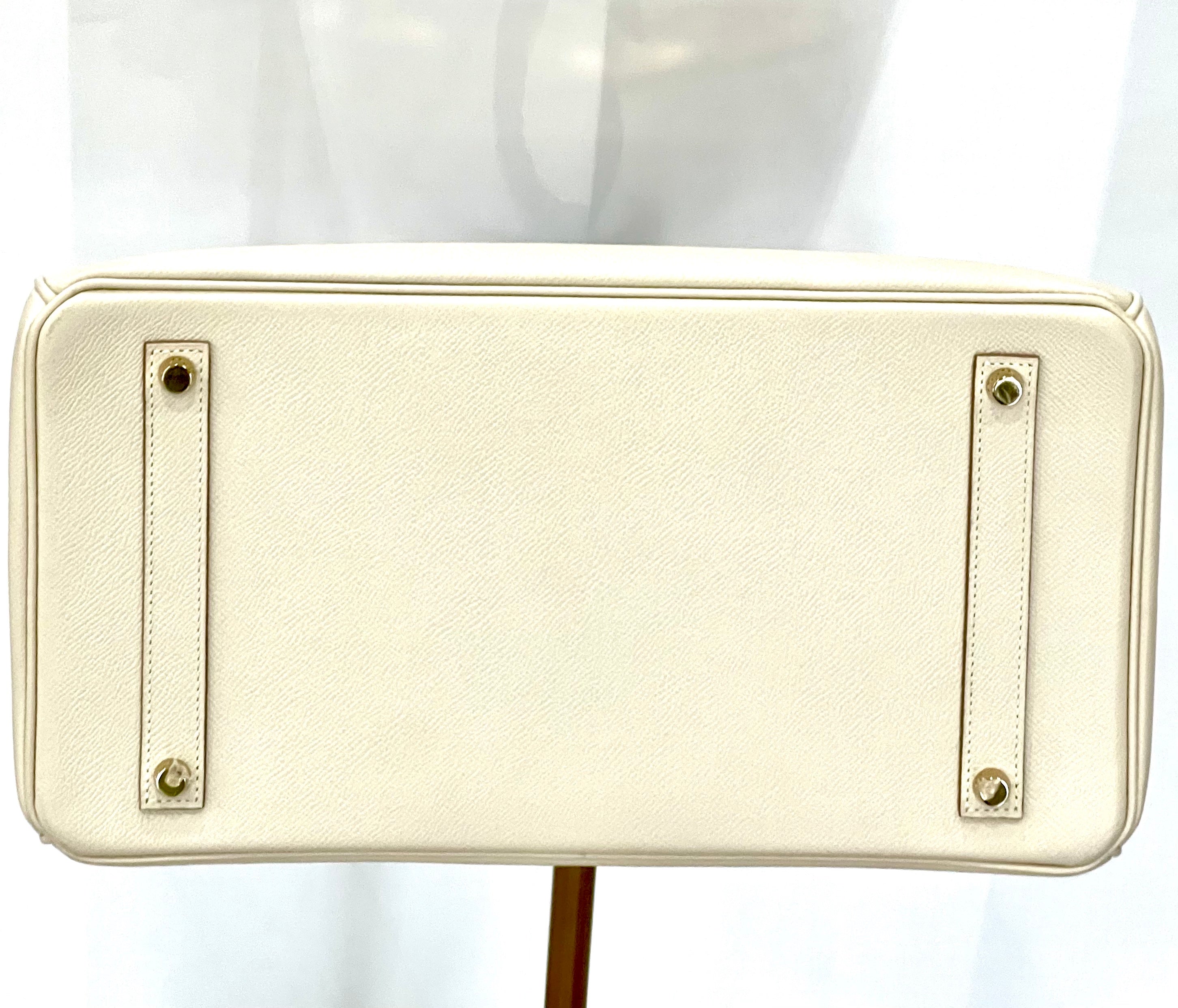 HERMÈS BIRKIN 35 CRAIE EPSOM LEATHER GOLD HARDWARE HANDBAG