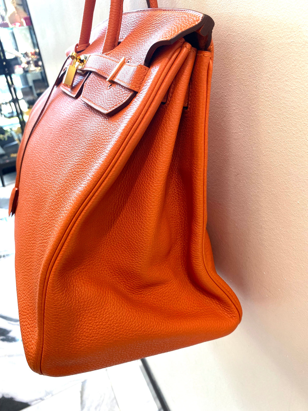 HERMÈS BIRKIN 40 TOGO LEATHER GOLD HARDWARE HANDBAG