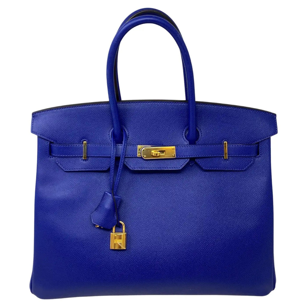 HERMÈS BIRKIN 30 EPSOM LEATHER ELECTRIC BLUE