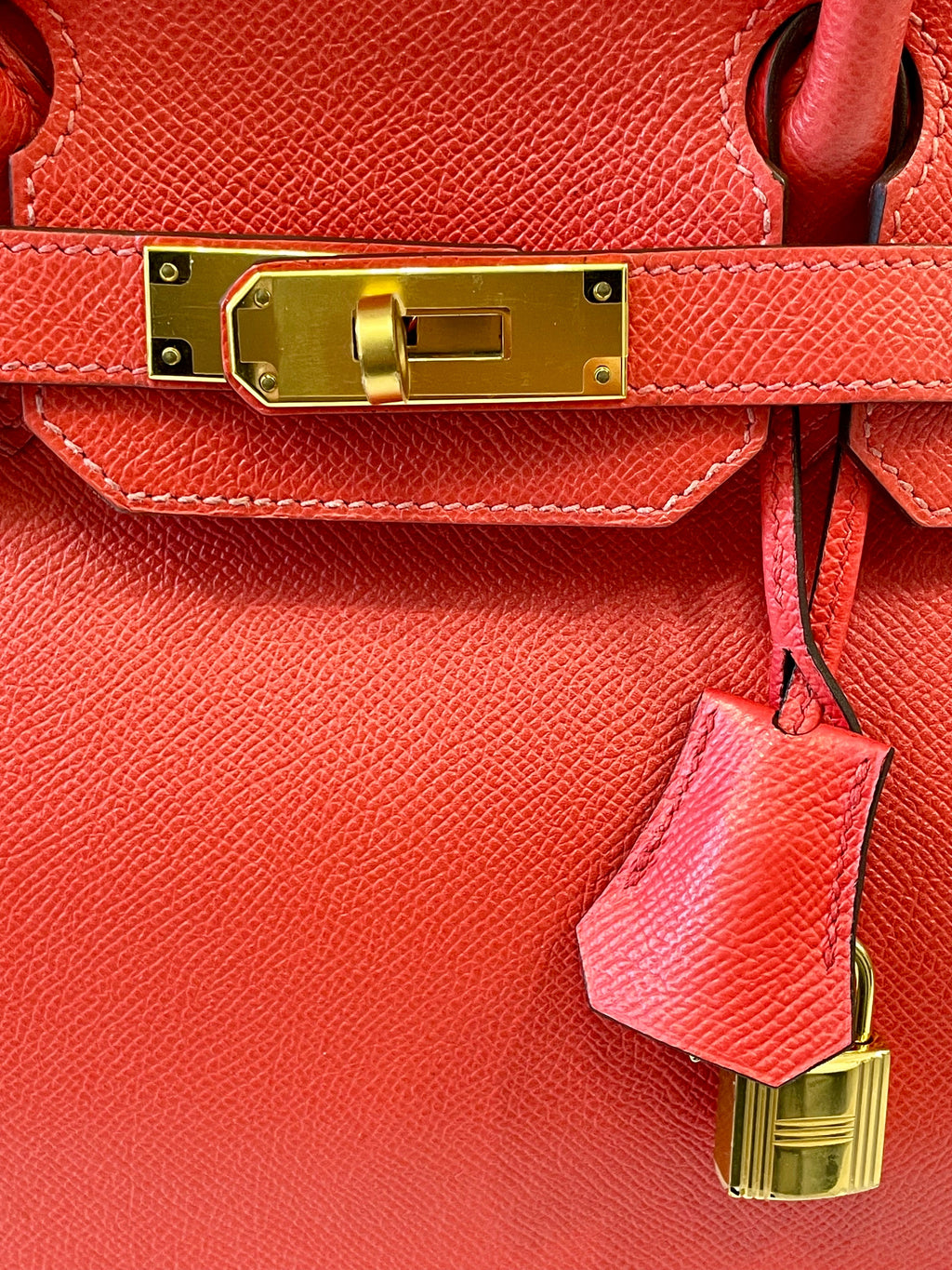 HERMÈS BIRKIN 30 ROUGE CASAQUE EPSOM LEATHER GOLD HARDWARE