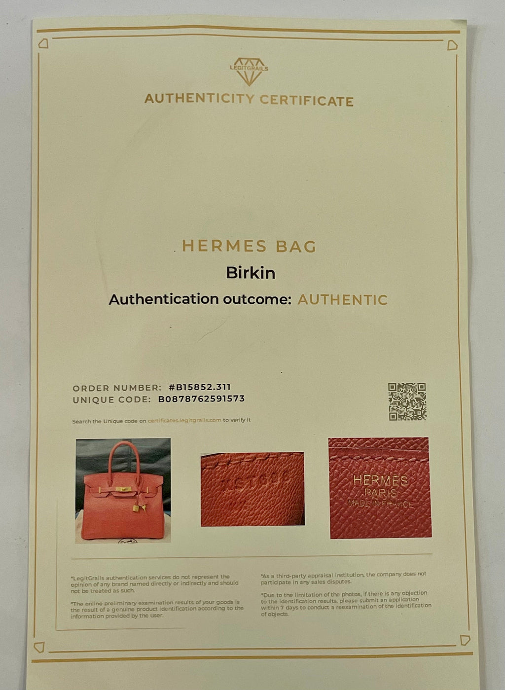 HERMÈS BIRKIN 30 ROUGE CASAQUE EPSOM LEATHER GOLD HARDWARE