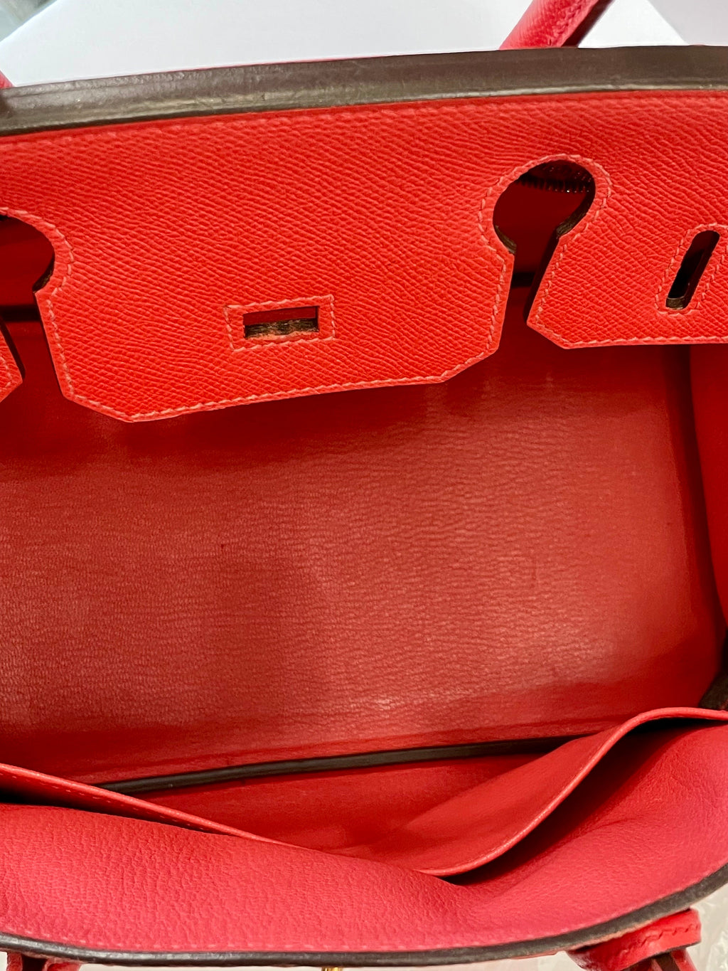 HERMÈS BIRKIN 30 ROUGE CASAQUE EPSOM LEATHER GOLD HARDWARE