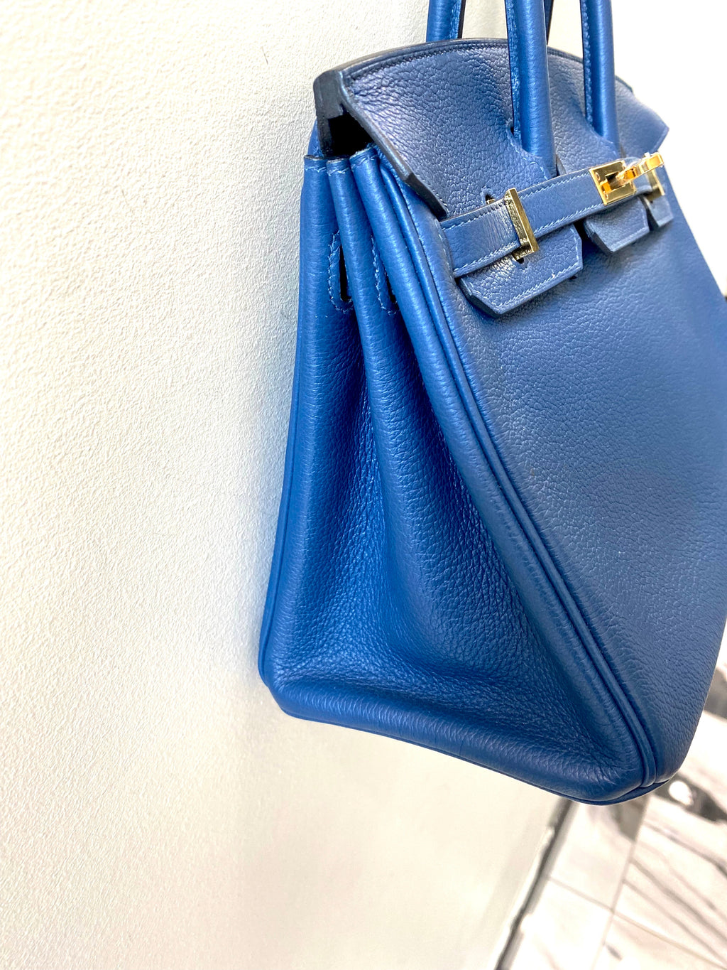 HERMÈS BIRKIN 25 TOGO LEATHER GOLD HARDWARE HANDBAG
