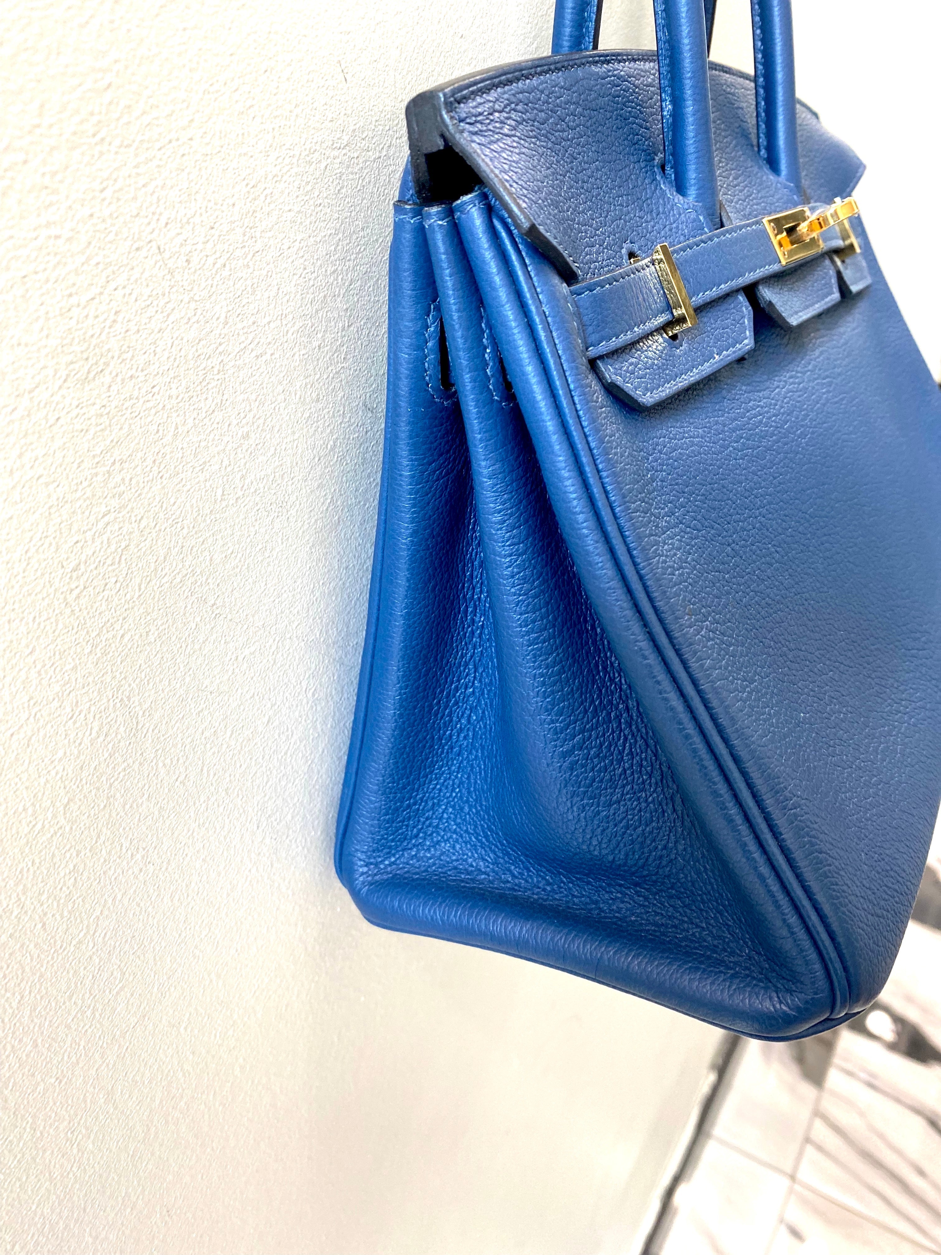 HERMÈS BIRKIN 25 TOGO LEATHER GOLD HARDWARE HANDBAG