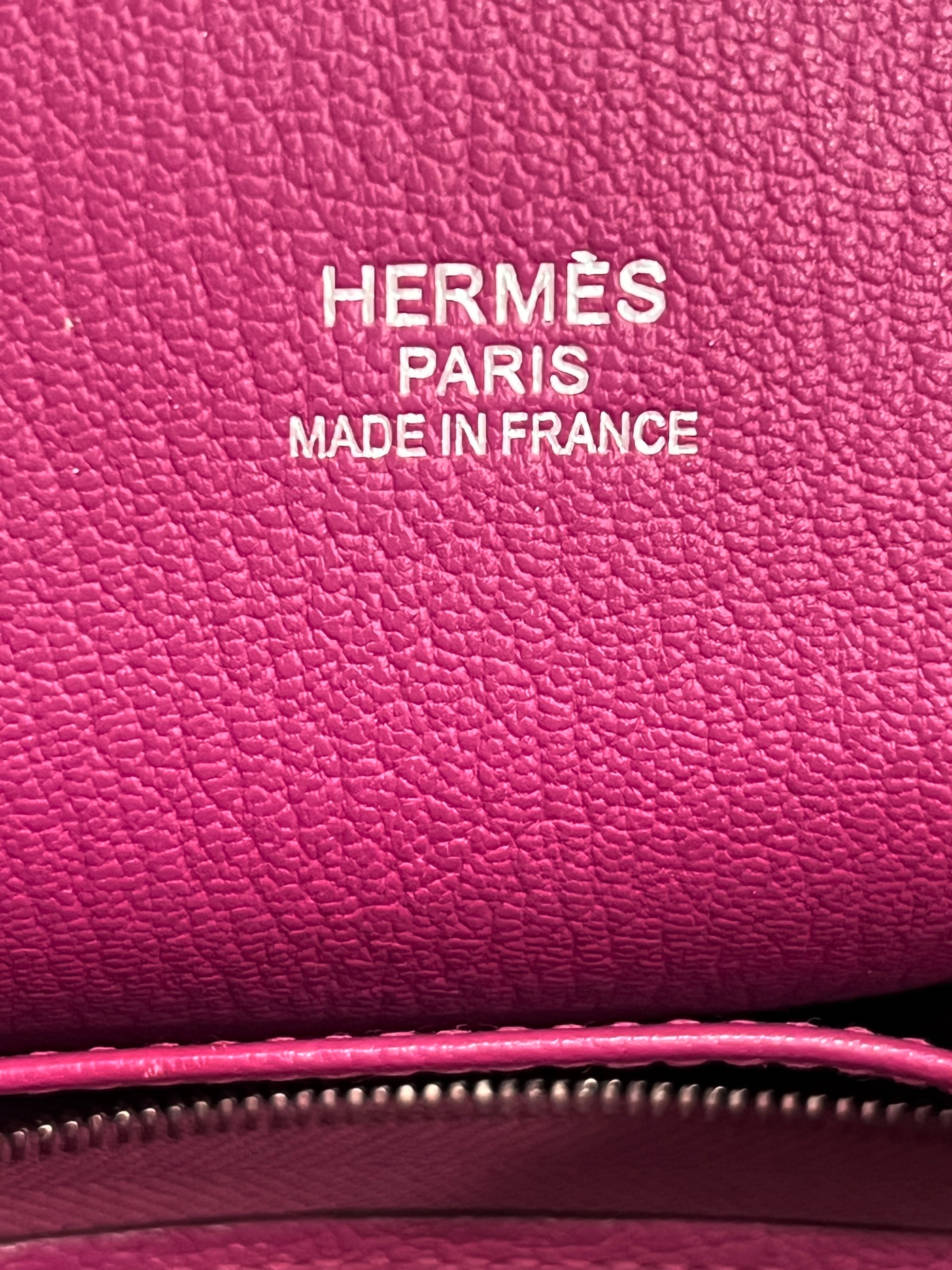 HERMÈS CLEMENCE LEATHER JYPSIERE 34 SHOULDER BAG