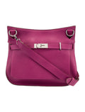 HERMÈS CLEMENCE LEATHER JYPSIERE 34 SHOULDER BAG