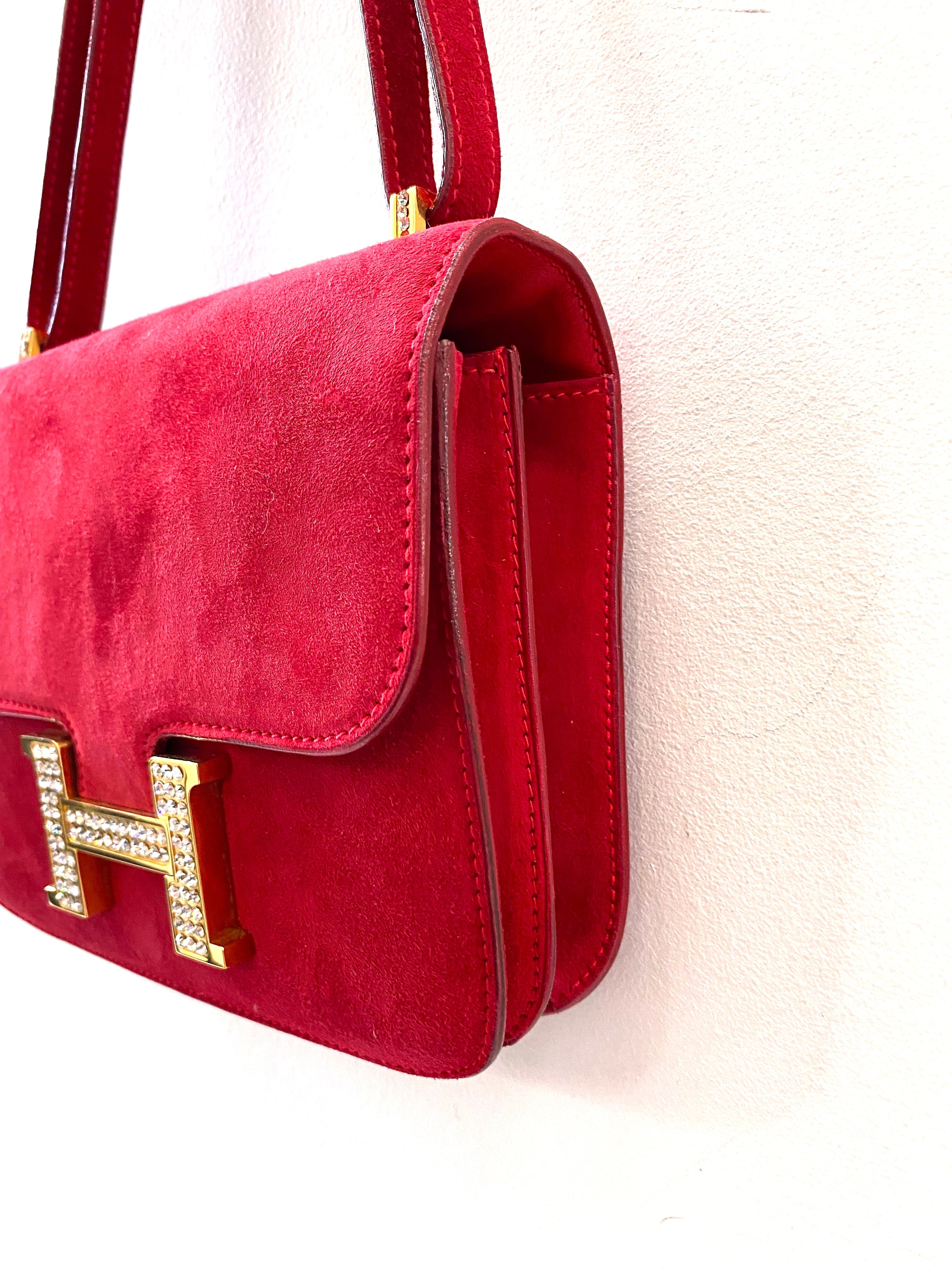 HERMÈS CONSTANCE 18 ROUGE SHOULDER BAG