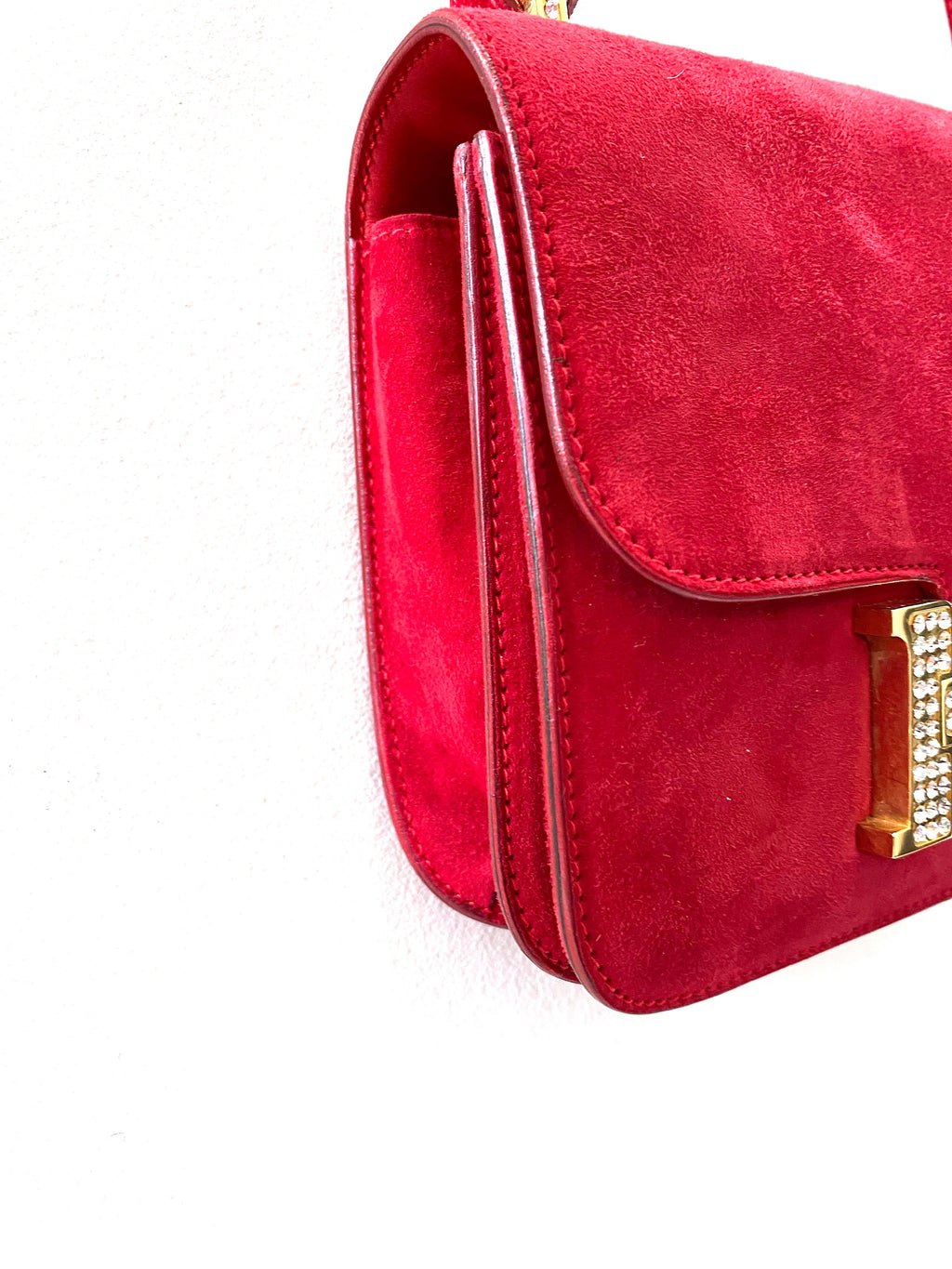 HERMÈS CONSTANCE 18 ROUGE SHOULDER BAG