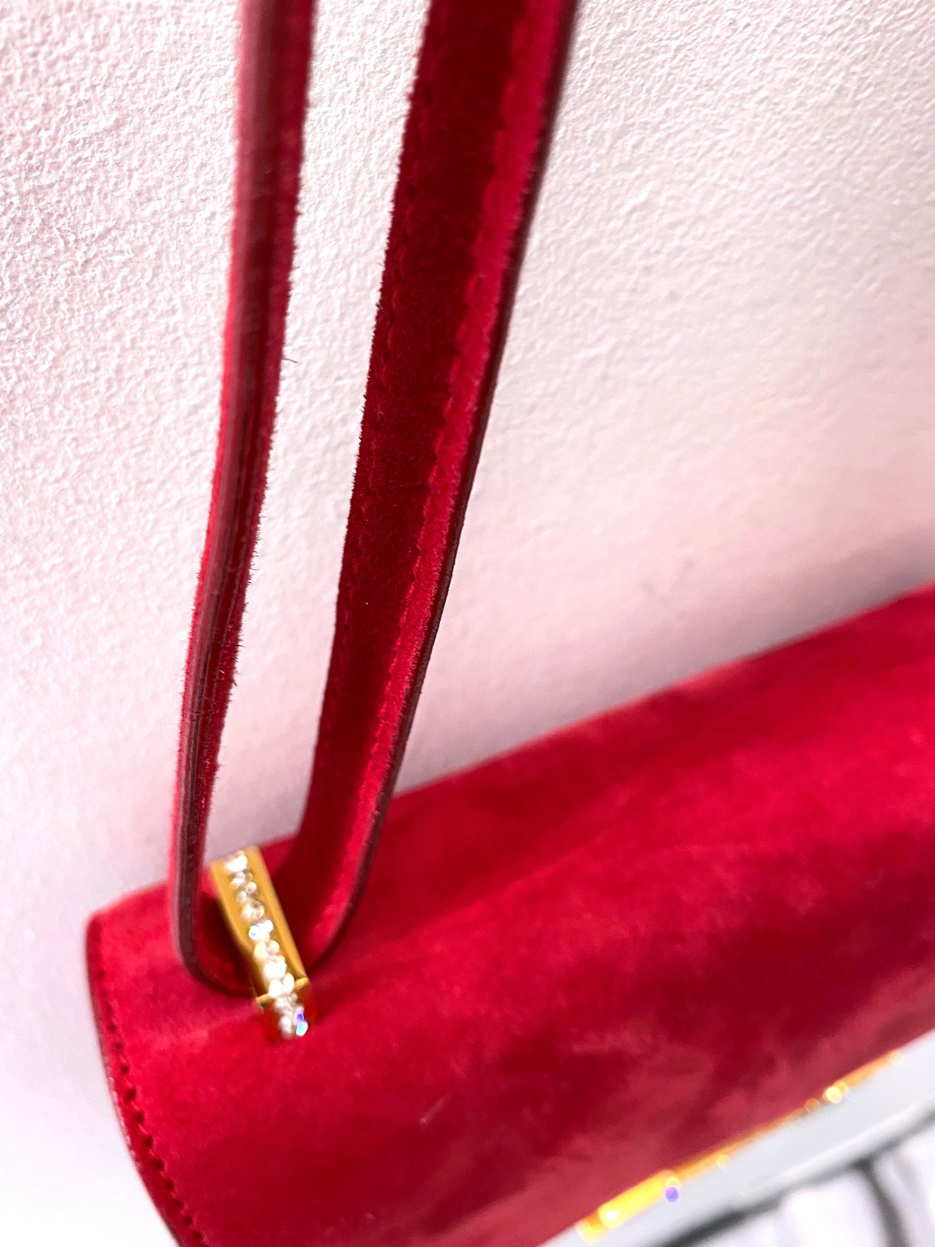 HERMÈS CONSTANCE 18 ROUGE SHOULDER BAG