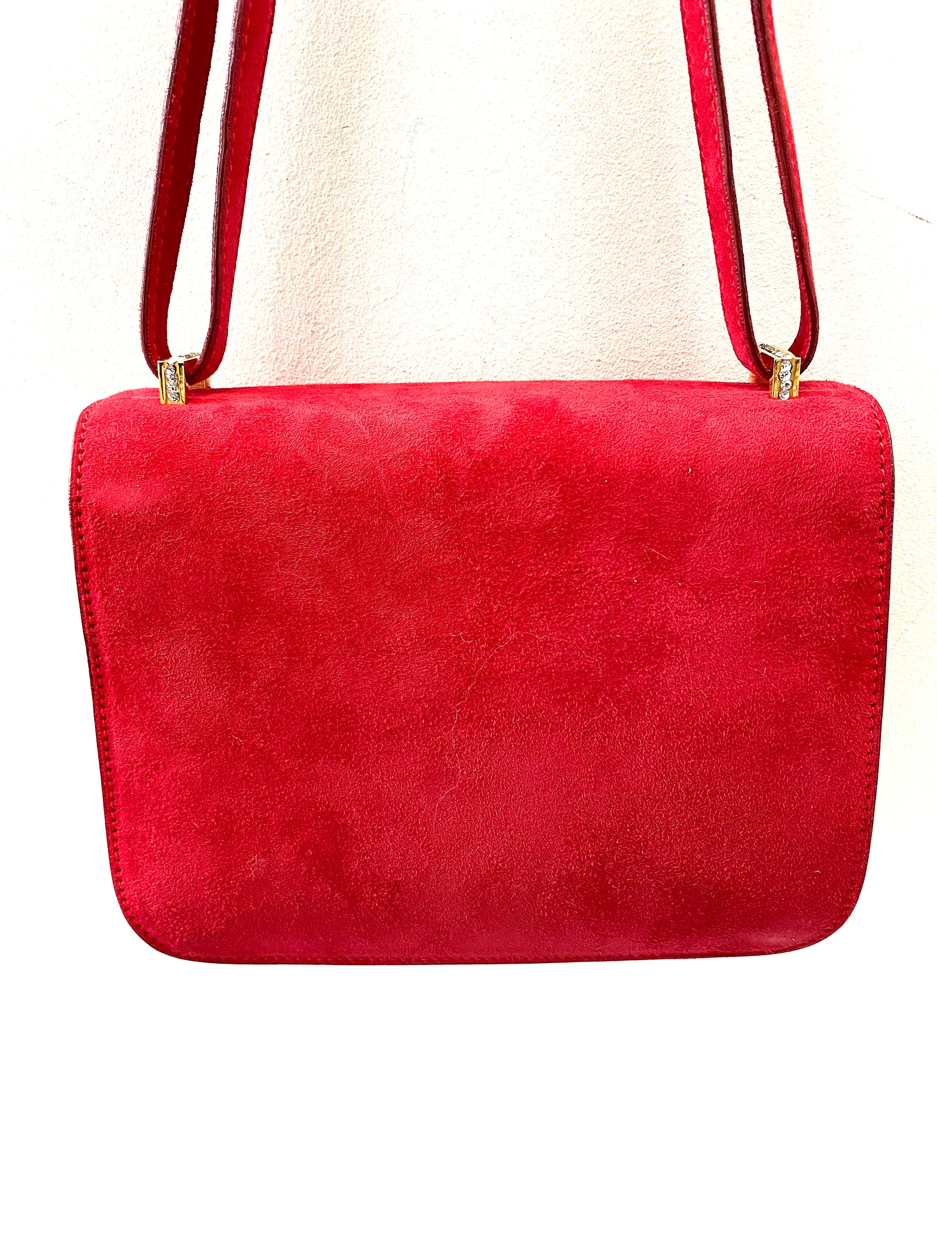HERMÈS CONSTANCE 18 ROUGE SHOULDER BAG