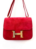 HERMÈS CONSTANCE 18 ROUGE SHOULDER BAG