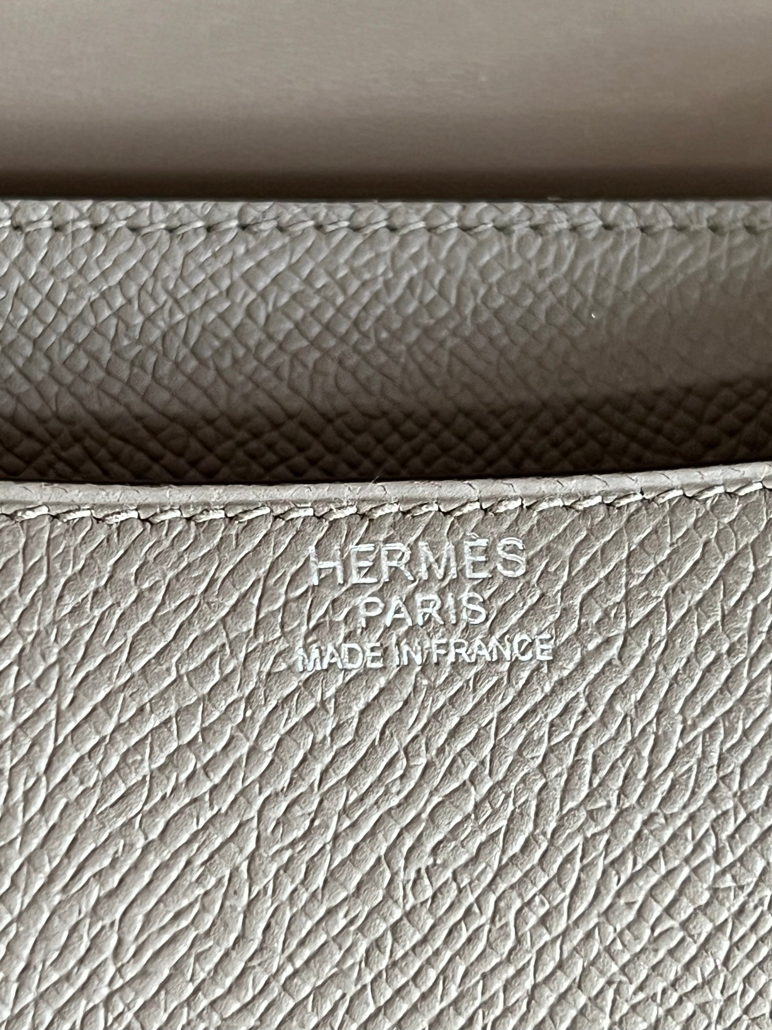 HERMÈS CONSTANCE 24 EPSOM PALLADIUM HARDWARE